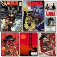 Classic Movie "Django Unchained" Poster Wall Art Home Room Decoration,No Frame Canvas Painting Gift 