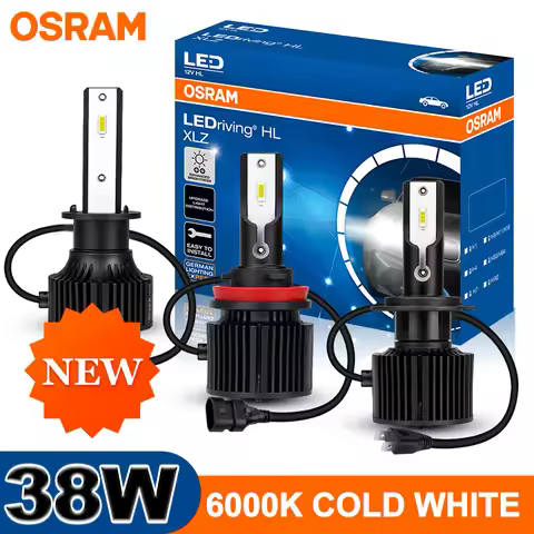OSRAM LEDriving HL H7 LED Car Headlight H1 H8 H11 H16 HIR2 9012 12V 6000K 38W Super Bright 6000K Whi