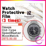 Protection Films for Omega Old-type SpeedMaster MoonWatch (3 sheets) 3573.50.00  / Scratch &amp; Contamination Prevention Stickers Film / watch care
