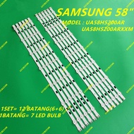 NEW 12PCS/ SET UA58H5200AR / UA58H5200ARXXM SAM SUNG 58" LED TV BACKLIGHT / LED TV LAMPU (READY STOC