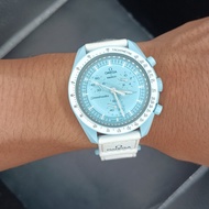 jam tangan second original Swatch X Omega Bioceramic Moonswatch