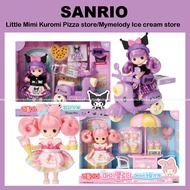 MIMI World Kuromi Pizza store/Mymelody IceCream Store little mimi sanrio