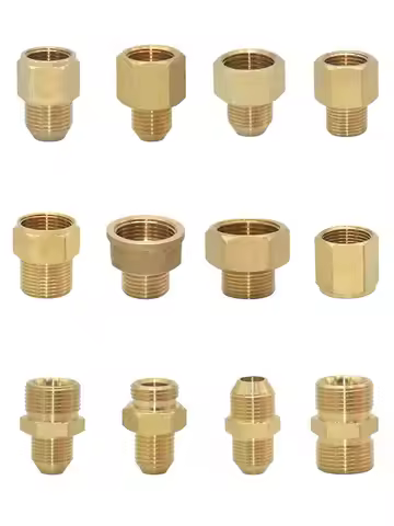 Brass 3/8 1/2 3/4" To M14 M18 M22 Male Female Thread Connector Cleaning Machine Faucet Bathroom Kitc