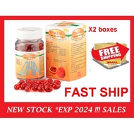 SPECIAL BUY 1 FEEE 1**VINAGA GAC FRUIT OIL EXTRACT 100 CAPSULES （木鳖果油100颗 x 2罐）VIETNAM IMPORTED PURE