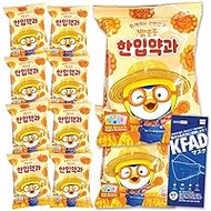 Pororo Mini Pharmaceutical Goods (Yakka) 4.2 oz (120 g) x 10 Bags + KFAD 1 Piece Set Minnie Yakka Yakka Bite Medicinal Sweets Korean Sweets
