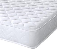 Extreme Comfort Cooltouch Essentials White 18cms Deep Spring Value Mattress, 2ft6 Small Single (2ft6