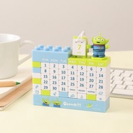 迪士尼三眼怪萬年曆-正版授權 月曆日曆 DIY公仔積木萬年曆
