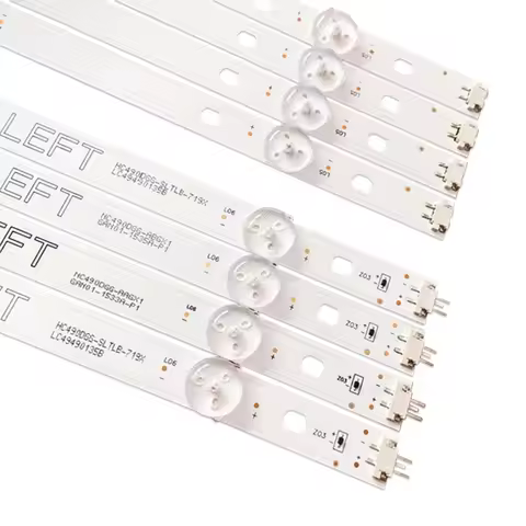 8pcs/set LED Backlight For LG 49UJ630V 49UK6200 49UK6300PLB 49UJ635T 49LK5700PSC 49LJ5500 49UJ6300 4