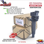 Toyota Altis ZZE121 ZZE122 Wish ZNE10 Rav4 Celica 1.8 Plug Coil 90919-02239 - Ignition Plug Coil 1ZZ