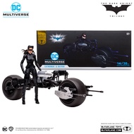 DC Mcfarlane Multiverse Dark Knight Batmobile Catwoman Ann Hazelwei Batman Nolan BATPOD Gold Label A
