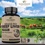 Grass Fed Dried Beef Liver Capsules - Natural Iron Beef Liver Supplement Dried Beef Liver