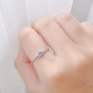 丹泉石坦桑石925純銀古典風格戒指 可調式戒指