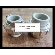 [25mm/32mm] Union Socket GF Union Socket PPR Union Socket Georg Fischer Polypropylene Random PP-R Un