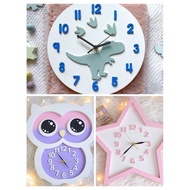 Unique wall clock, custom wall clock, aesthetic clock, character clock