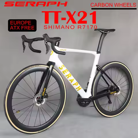 shiman 24 Speed Full Internal Cable Disc Road bike TT-X21 Ultegra Di2 Groupset Aero Complete Bicycle