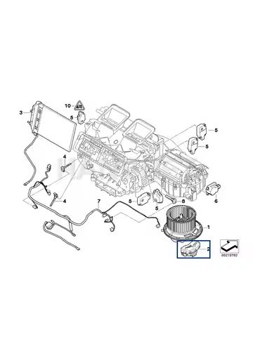 A/C Air Conditioning Heat Heater Blower Regulator 64119265892 for BMW 1 3 Series E89 E90 E91 E92 X1 