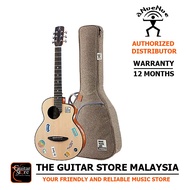 aNueNue MTLC Clint Music Travel Love Series Signature Solid Top Acoustic Guitar With Gigbag - Satin 