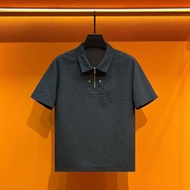 Trail Echo เสื้อโปโลชายฤดูร้อน สไตล์ลำลอง กว้างสบาย แขนสั้น มีซิป คอปก ทันสมัย