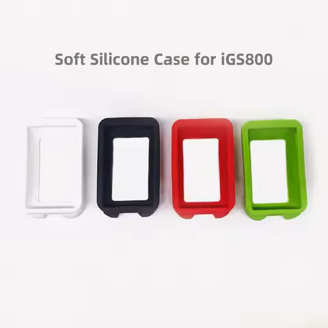 For iGPSPORT iGS800 GPS Bicycle Computer Silicone Soft Edge Shell Protective Case Screen Protector F