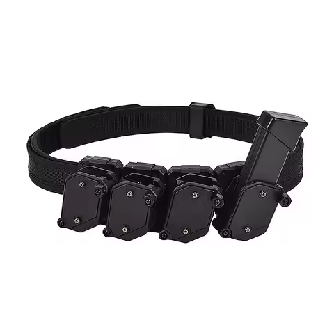 Shooting Tactical IPSC Belt Speed Magazine Pouch Set Competition Shooting Belt Multi-Angle Mag Holst