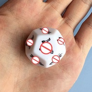 Love Twelve 12-Sided Dice Male Female Posture Position Sieve White Black Toy #@@ Love Twelve 12-Side