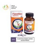 FLAVETTES VITAMIN C 250MG - BLACKCURRANT