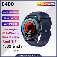 Original E400 Smart Watch ECG PPG HRV PTT Blood Sugar Blood Pressure Oxygen Body Temperature Monitor IP68 Waterproof Smartwatch