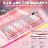 AULA S98 Pro Wireless 3mode Mechanical Keyboard with TFT Display and Multi-function Knob RGB Light G