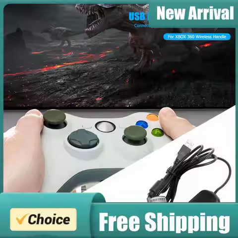 Professional Wireless Gamepad USB Receiver Gaming Accessories Portable Wireless Gamepad PC Adapter f
