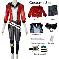 LOL The Piltover Enforcer Vi Acrane ชุดชุดคอสเพลย์ผู้หญิง LOL Arcane Vi วิกผมคอสเพลย์ชุดสูทเครื่องแต