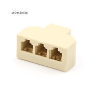 Cod 1PC RJ11 Splitter 3 ways to convert 1m to 3f RJ-11 6P4C phone jack Splitter