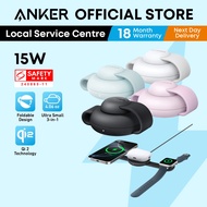 Anker MagGo UFO Wireless Charging Station (3 in 1, Foldable Pad) Qi2 15W Wireless Charger B25M8