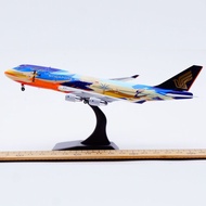 JC Wings 1: 400 Singapore Airlines Boeing B747-400 9V-SPK Alloy Aircraft Model