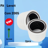 Replacement 3-Stage H13 Hepa Activated Carbon Filter Core 200S-RF for Levoit Air Purifier Core 200s