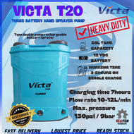 VICTA TURBO BATTERY HAND SPRAYER PUMP (LIGHT BLUE) -20L -T20