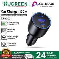 UGREEN Car Charger 130W Multi Port USB Type C PD QC 4.0 90413