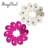 MagiDeal 10x Golf Irons Headcover Set Golf Set 3 4 5 6 7 8 9 A SW PW Protector Head Cover Case golf 