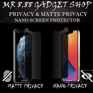 iPhone 12 Pro Max / 12 Pro / 12 Mini / 12 / 11 Pro Max / 11 Pro / 11 Nano Privacy Screen Protector