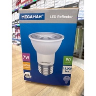 CAHAYA LED SPOTLIGHT REFLECTOR MR E27 MEGAMAN 7watt yellow light