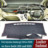 For Toyota Sienta G2 2016 2017 2019 2020 2021 Leather Dashmat Dashboard Cover Pad Dash Mat Carpet Ca