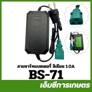 BS-71 Mixed Styles Colors Charging Cable Battery Charger 1.0A Lithium Sprayer