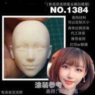 1/6 Scale Eimi Fukada Female ふかだえいみ Head Carving 3D Model For 12" Soldier Unpainted Action Fi