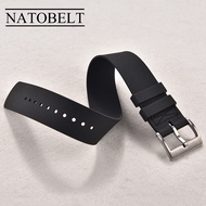 One Piece Silicone Watch Strap 20mm 21mm 22mm ‌Soft Rubber Watchbands Military Diving Wristband For 
