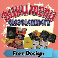 Buku Menu Custom Made Free Design