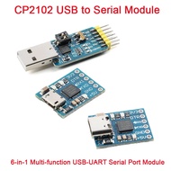 CP2102 6-In-1 USB-UART USB Serial Port Adapter USB-TTL/RS485/232 TTL-RS232/485 232 To 485 USB Serial