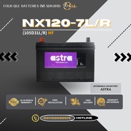 BATERI KERETA | NX120-7L/R | 105D31L/R | MF | ASTRA