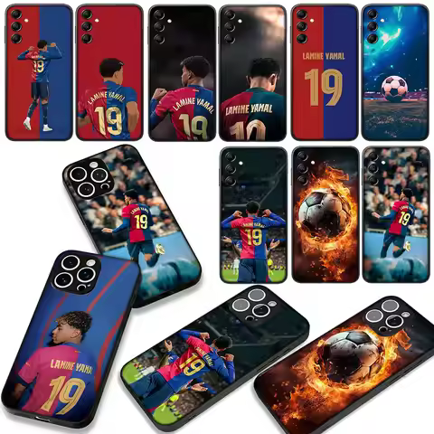 for Xiaomi Poco X7 X6 X5 F7 F6 F8 Ultra F5 M6 M8 X8 Pro C85 C75 C65 C81 4G 5G Phone Case Soccer No 1