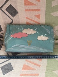 Anna Sui 粉藍色化妝袋