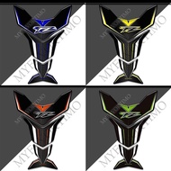 Fuel Oil Kit Knee Tank Pad Protector Decal Stickers Emblem Badge Logo For Yamaha FZ FZ6 FZ6N FZ8 FZ8