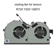 พัดลมคอมพิวเตอร์สำหรับ Lenovo Legion R720 15IKBN Y520 15IKBA Y520-15IKBM ซีพียูเย็นพัดลมทำความเย็น1060TI EG75100V1 C020 S9A ใหม่